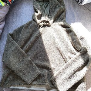 sherpa hoodie